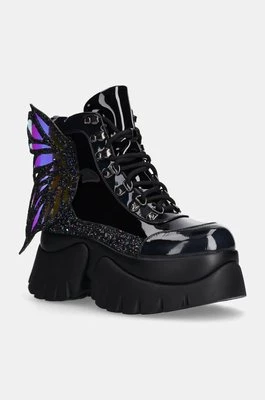 Koi Footwear workery damskie kolor czarny na platformie Evil Fairy Queen