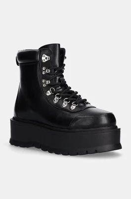 Koi Footwear workery damskie kolor czarny na platformie HYDRA