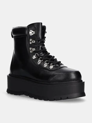 Koi Footwear workery damskie kolor czarny na platformie HYDRA