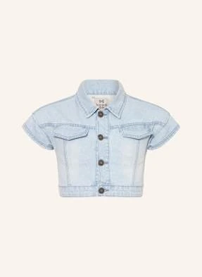 Koko Noko Krótka Kurtka Jeansowa blau