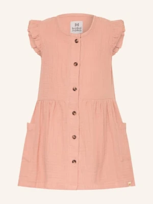 Koko Noko Sukienka Z Falbanami rosa