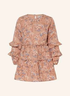 Koko Noko Sukienka Z Falbankami beige