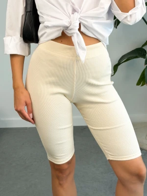 Kolarki Ecru Prążkowane ClothStore Cream