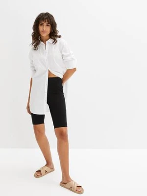 Kolarki high waist z prążkowanego dżerseju bonprix