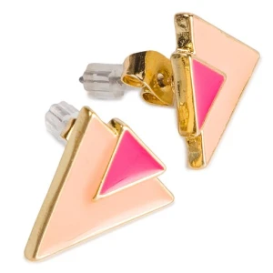 Kolczyki Acccessories 1W9-002-SS19 Różowy