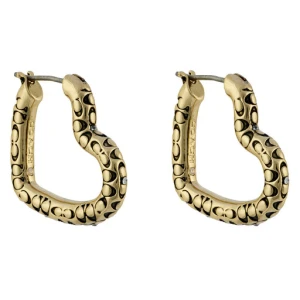 Kolczyki Coach 37460421 Złoty