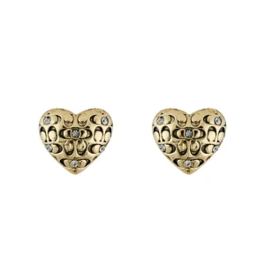 Kolczyki Coach 37463847 Złoty