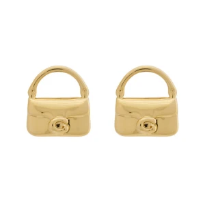 Kolczyki Coach 37527579 Złoty