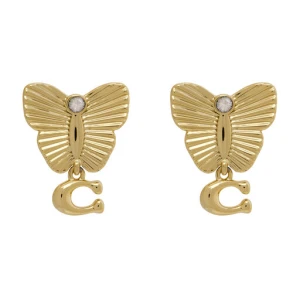 Kolczyki Coach 37527588 Złoty