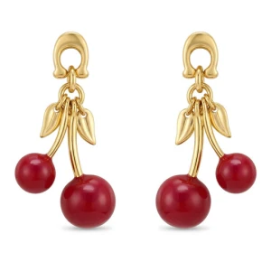 Kolczyki Coach 37571170 Złoty