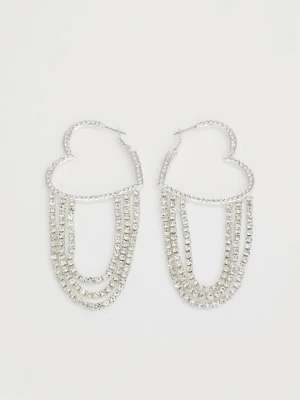 Kolczyki Even&Odd By Zalando srebrny