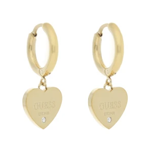 Kolczyki Guess Huggie Me JUBE03 145JW Żółte złoto
