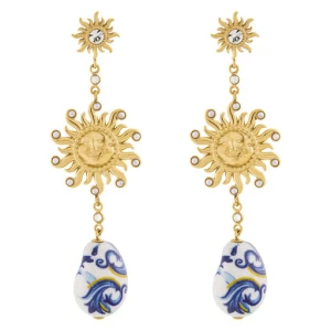 Kolczyki Guess JUBE05 082JW Złoty