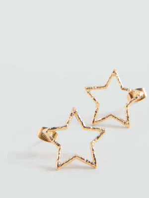 Kolczyki gwiazdki złoty - Dziewczyna - Rozmiar uniwersalny - MANGO TEEN