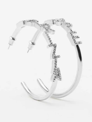 Kolczyki koła z literami PATRIZIA PEPE