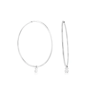 Kolczyki Koła Ze Srebra Z Motywem Misia Tous Bear - Tous Rozmiar