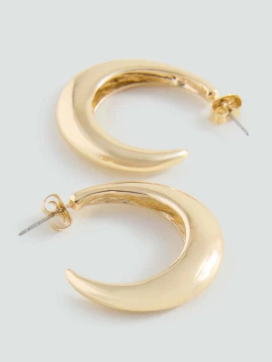 Kolczyki koła złoty - Dziewczyna - Rozmiar uniwersalny - MANGO TEEN