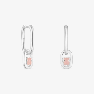 Kolczyki Kreolki Ze Srebra Z Kwarcem Tous Camille - Tous Rozmiar