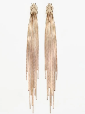Kolczyki Metal Fringes PATRIZIA PEPE