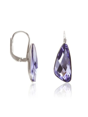 Kolczyki Original Crystal fioletowy