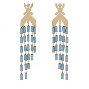 Kolczyki Patrizia Pepe 2J2512/M059-C210 Błękitny