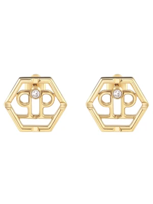 Kolczyki PHILIPP PLEIN Hexagon PJ2AA06EU Złoty
