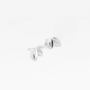 Kolczyki płatki kwiatów srebrne Ania Kruk