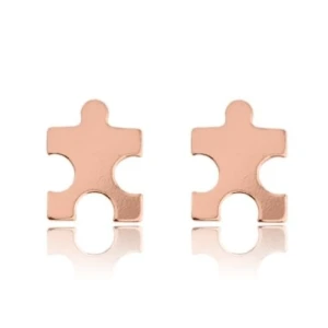 Kolczyki puzzle z różowego złota SOTHO