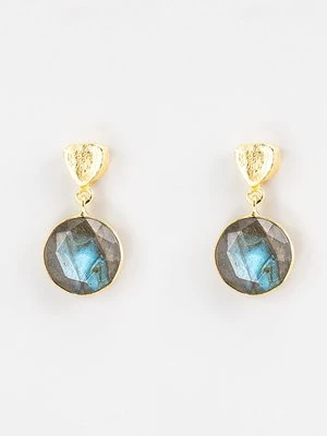 Kolczyki Rainbowstone