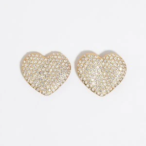 Kolczyki serce maxi kryształki BIMBA Y LOLA