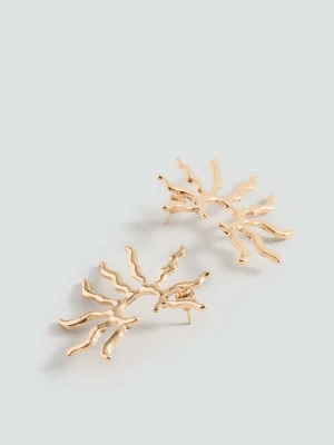 Kolczyki słońca złoty - Dziewczyna - Rozmiar uniwersalny - MANGO TEEN