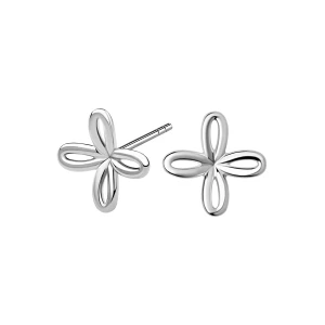 Kolczyki srebrne - kwiaty - Rosalie Rosalie - Biżuteria YES