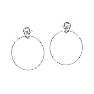 Kolczyki srebrne - Simple Simple - Biżuteria YES