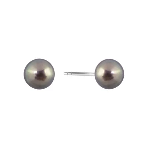 Kolczyki srebrne z perłami - Pearls Pearls - Biżuteria YES
