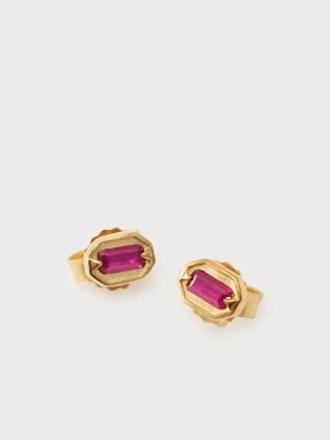 Kolczyki Thomas Sabo ciemnoczerwony