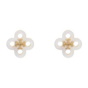 Kolczyki Tory Burch Clover Stud Earring 184411 Złoty