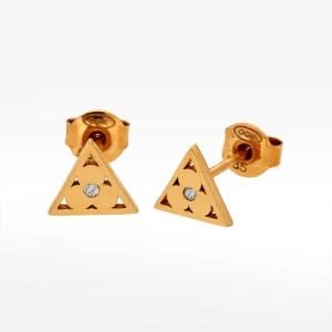 Kolczyki trójkąty na sztyft Filipowicz