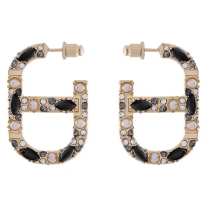 Kolczyki TWINSET 251TO5060 Czarny