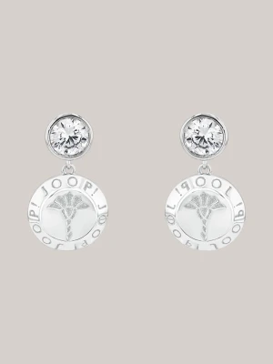 Kolczyki w kolorze srebrnym z cyrkonią Joop