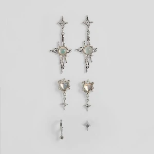 Kolczyki w stylu gotyckim 3-pak House