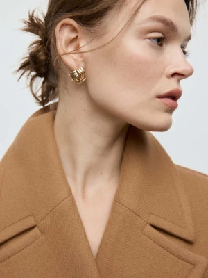 Kolczyki z przeplatanym węzłem złoty - Kobieta - Rozmiar uniwersalny - MANGO