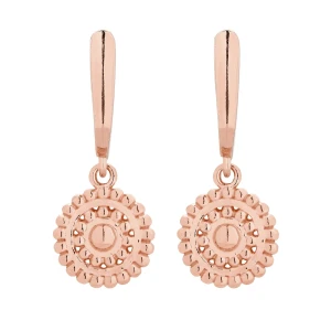 Kolczyki z rozetami z różowego złota SOTHO