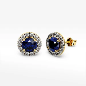 Kolczyki z szafirem i diamentami Filipowicz