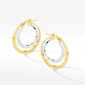 Kolczyki ze złota 2.4cm koła Filipowicz