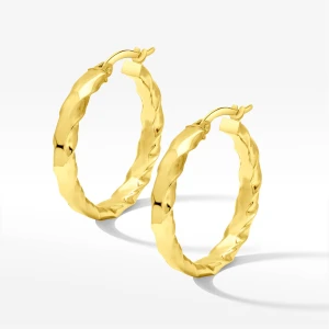 Kolczyki ze złota 2.4cm koła Filipowicz