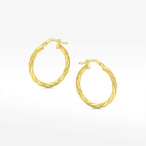 Kolczyki ze złota 2.4cm koła Filipowicz