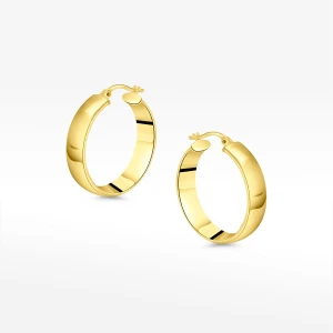 Kolczyki ze złota 2.4cm koła Filipowicz