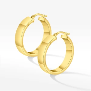 Kolczyki ze złota 2.5cm koła Filipowicz