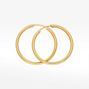 Kolczyki ze złota 2.5cm koła Filipowicz