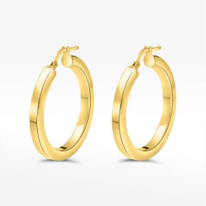 Kolczyki ze złota 2.6cm koła Filipowicz